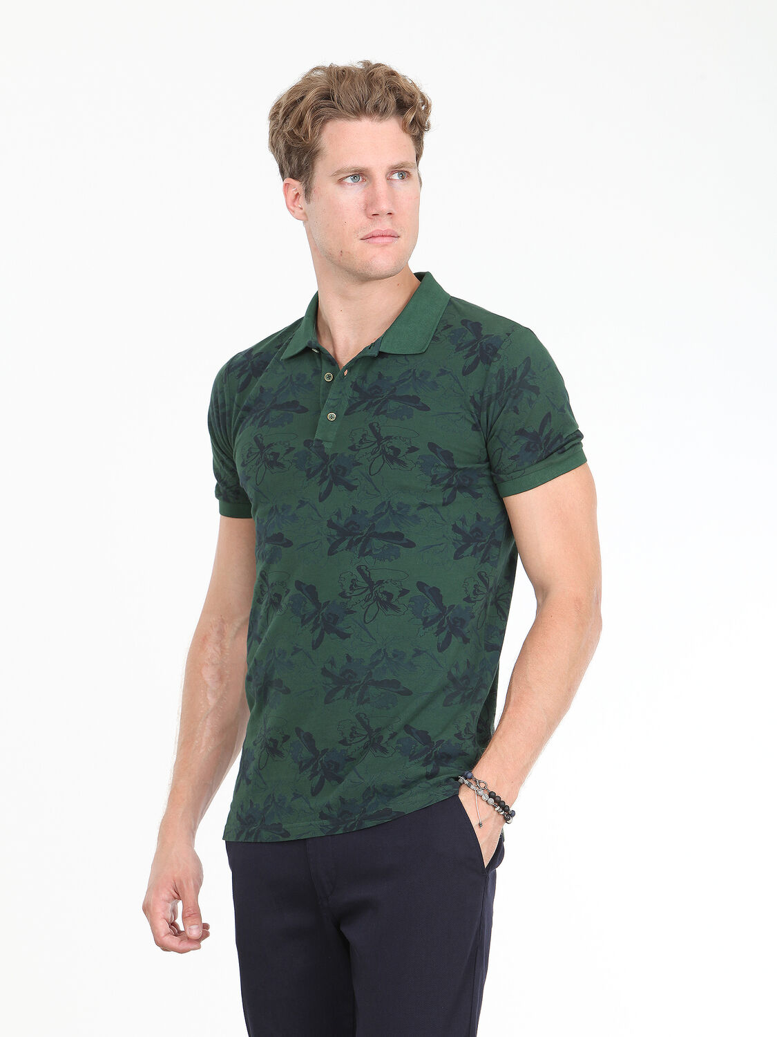 Yeşil %100 Pamuk T-Shirt