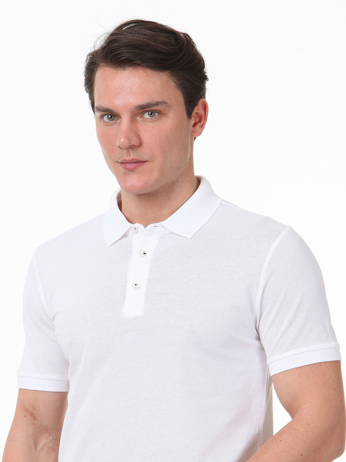 Beyaz %100 Pamuk T-Shirt