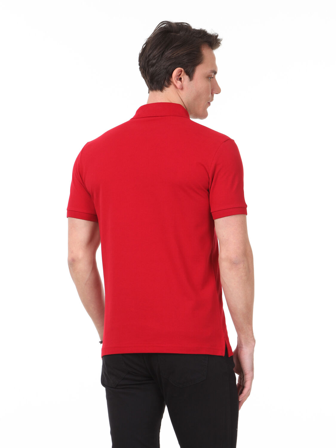 Kırmızı %100 Pamuk T-Shirt