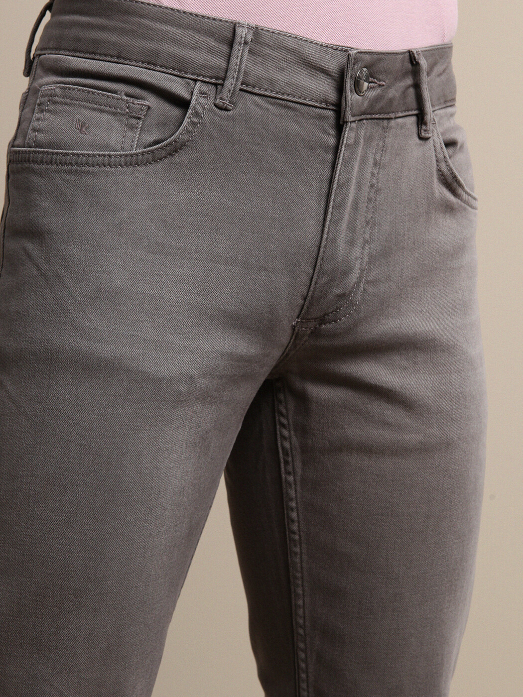 Vizon Slim Fit Denim Pamuk Karışımlı Pantolon - Thumbnail
