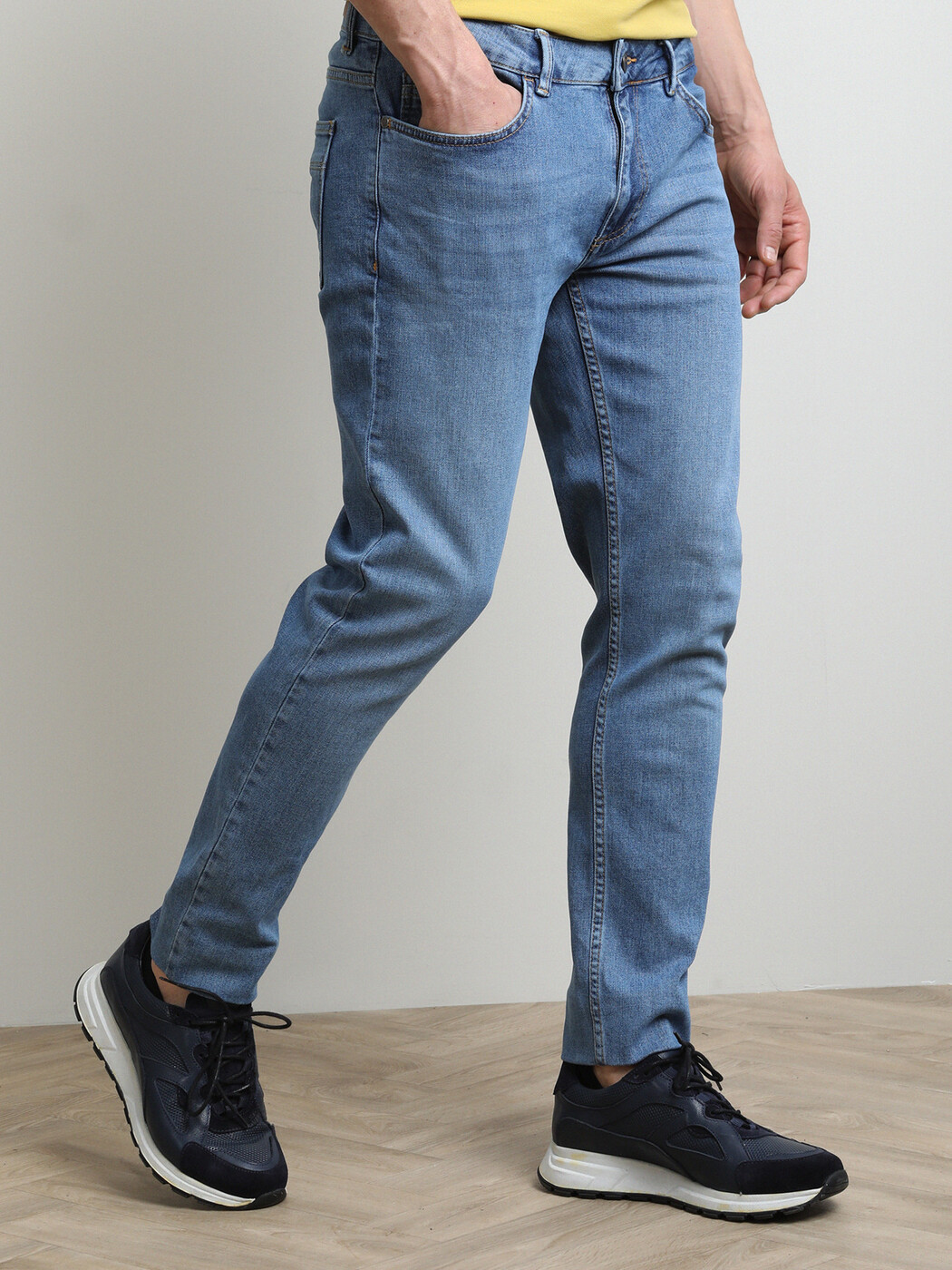 Mavi Slim Fit Denim Pamuk Karışımlı Pantolon - Thumbnail