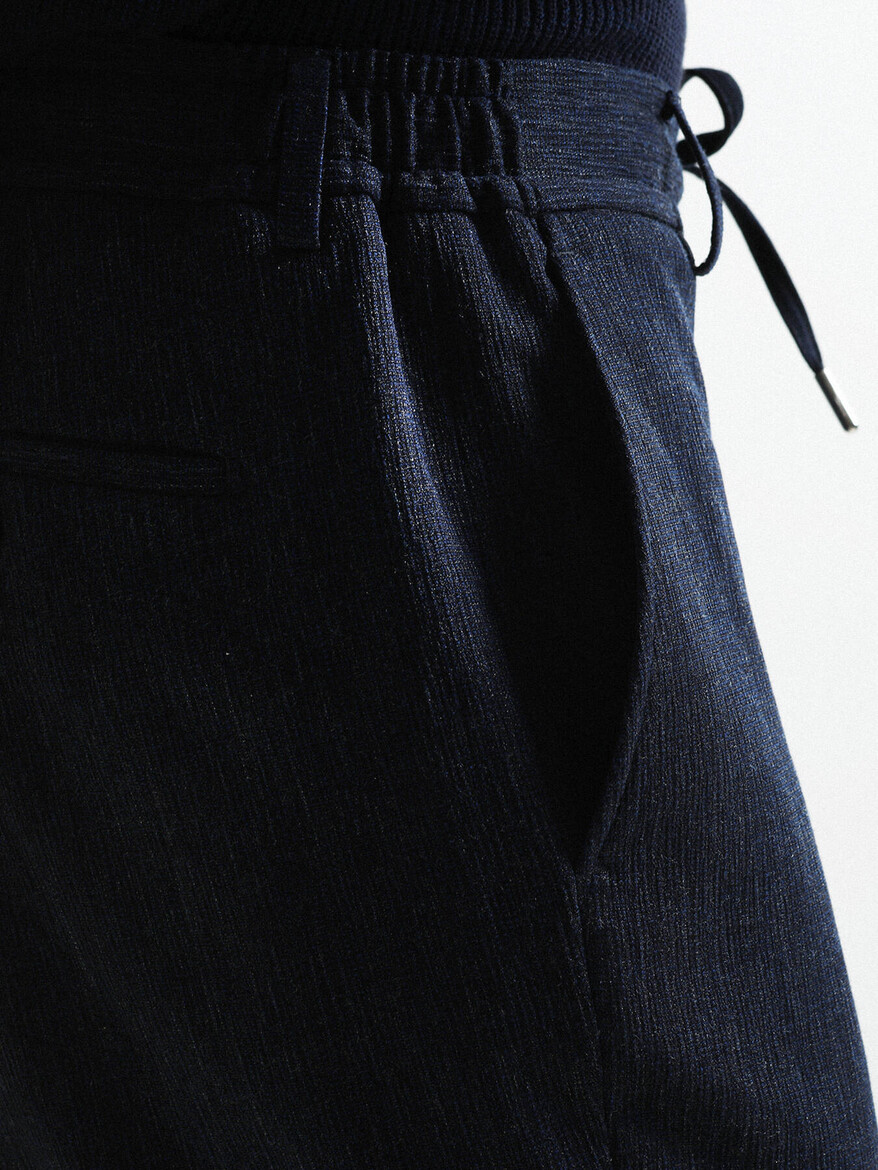 Açık Lacivert Desenli Modern Fit Takım Elbise - Thumbnail
