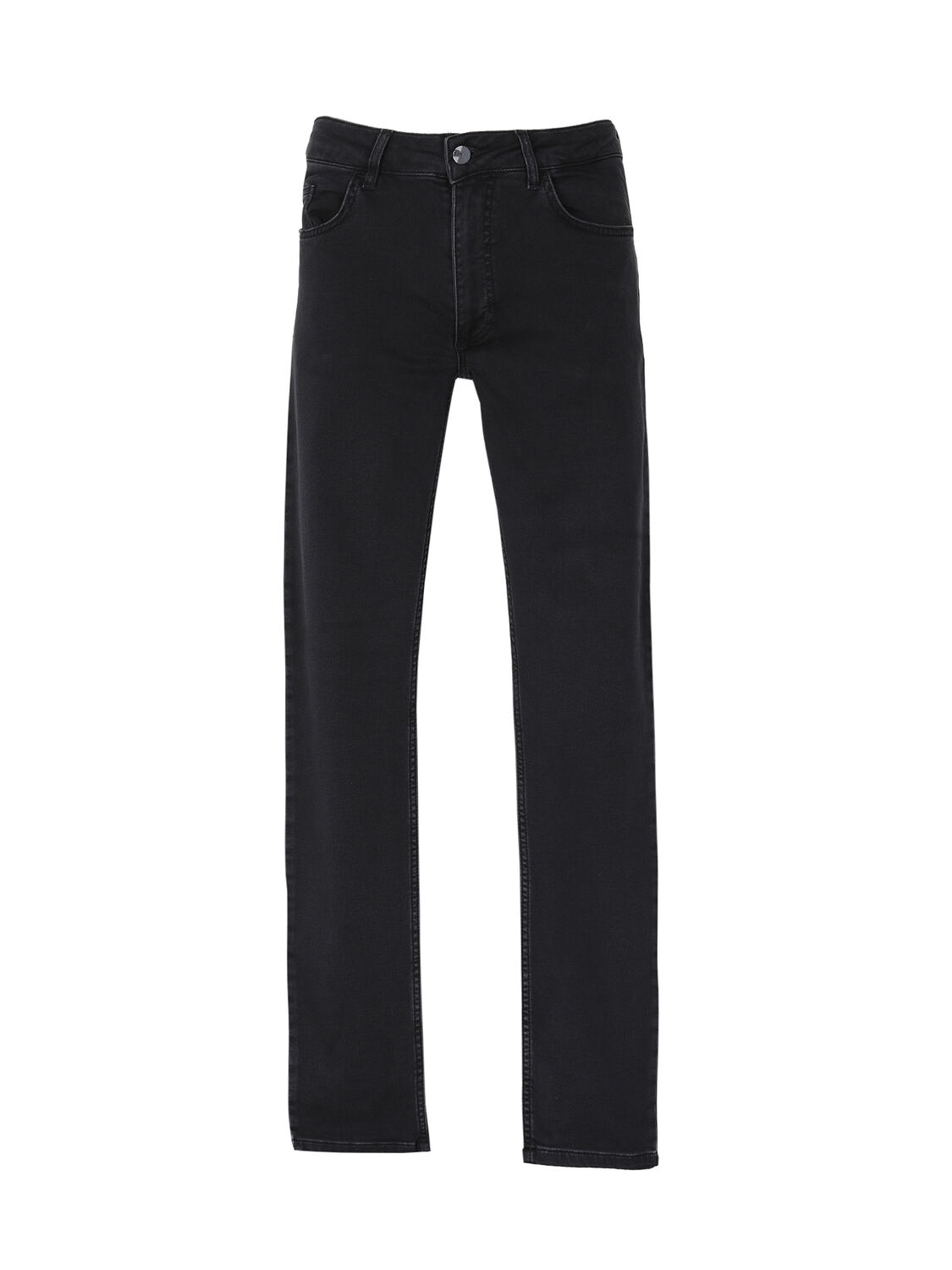 Siyah Super Slm Fit Denim Pamuk Karışımlı Pantolon