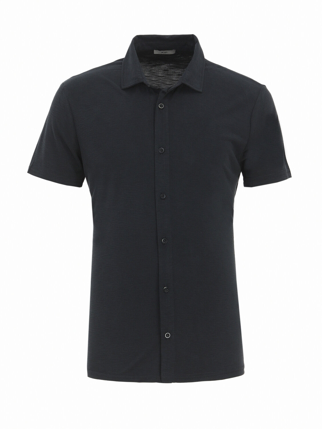 Siyah Düz Regular Fit Casual Gömlek