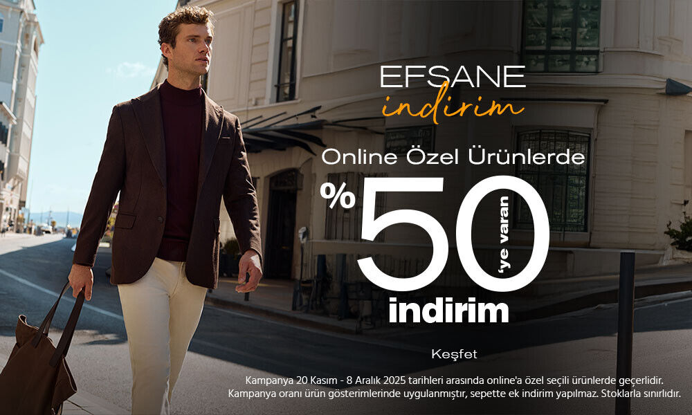 Online Özel Ürünlerde %50'ye Varan İndirim!