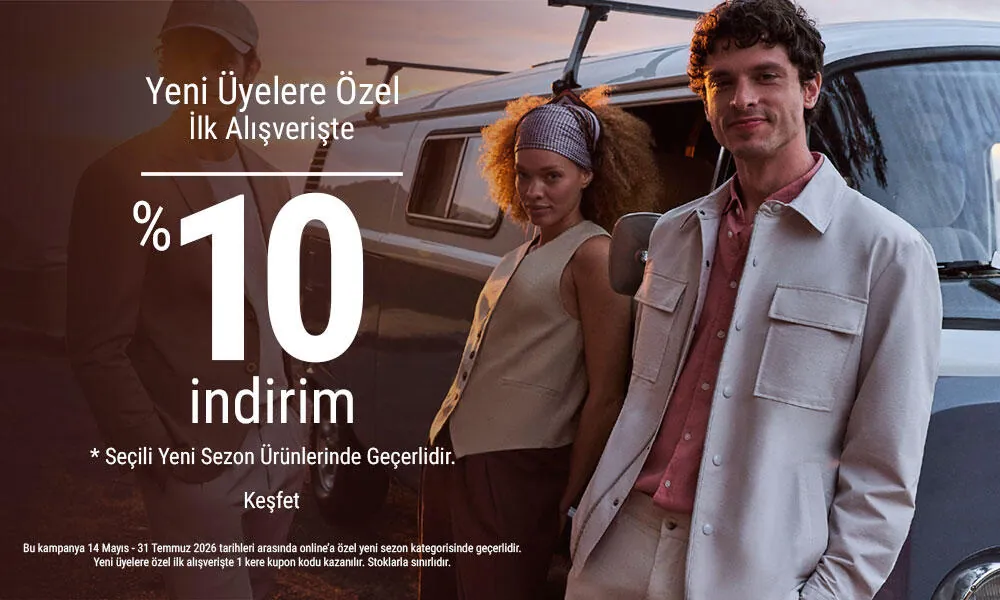 Yeni Üyelere Özel %10 İndirim!