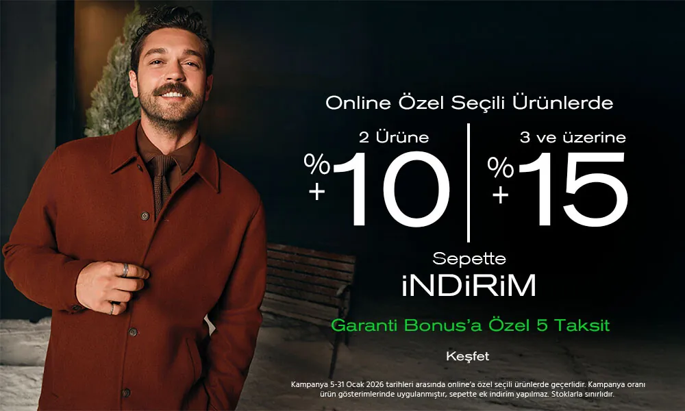 2 Ürüne %10, 3 ve Üzerine %15 İndirim!