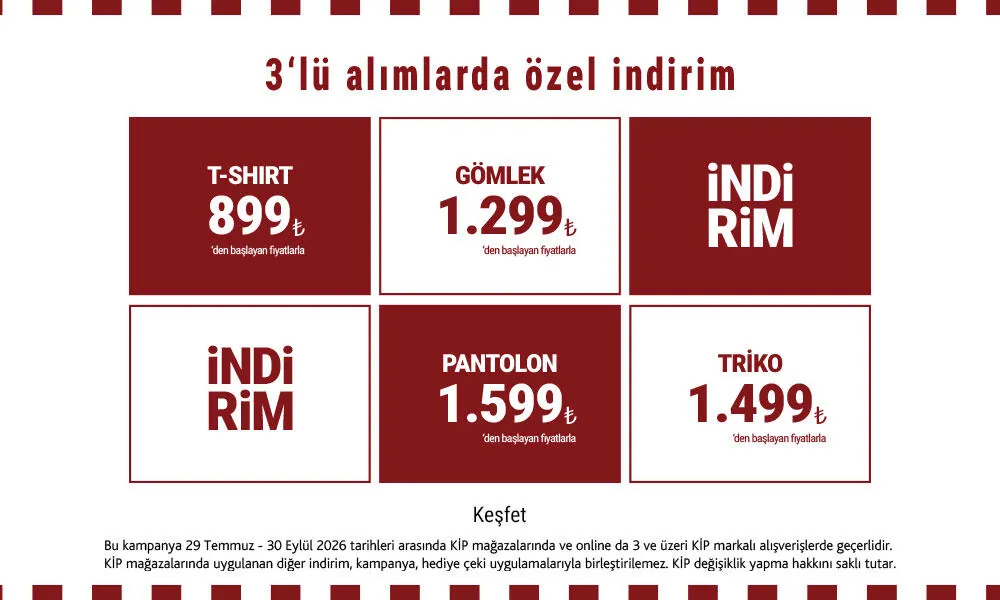 Yeni Sezonda İndirim Fırsatı!