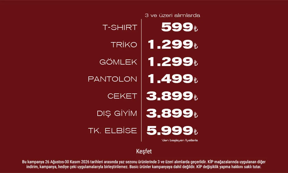 Yeni Sezonda İndirim Fırsatı!