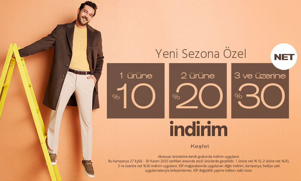 Yeni Sezonda Sepette Artan İndirim!