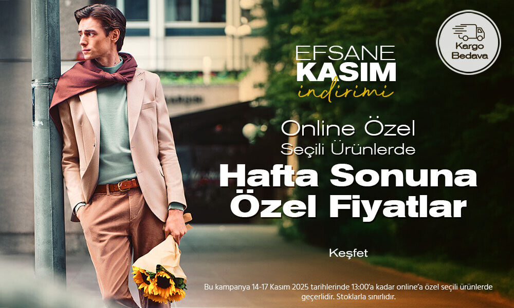 Online Özel Hafta Sonu Fırsatı!