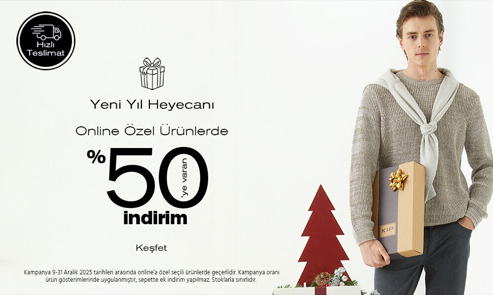 Online Özel Ürünlerde %50'ye Varan İndirim!