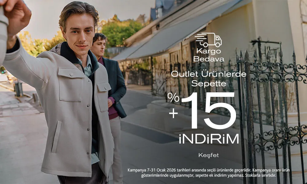 Outlet Ürünlerde %15 İndirim!