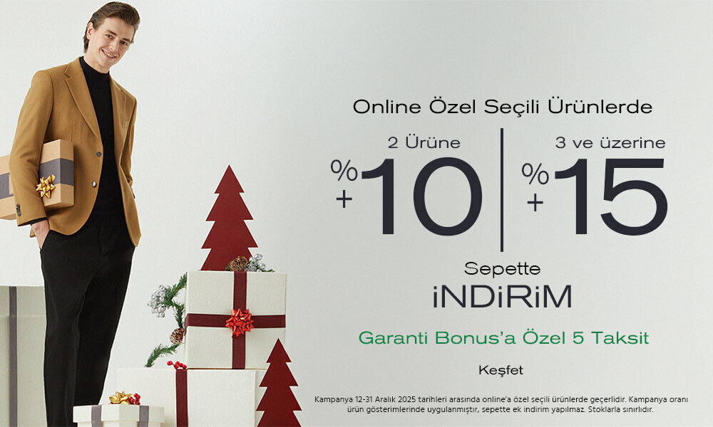 2 Ürüne Sepette +%10 İndirim!