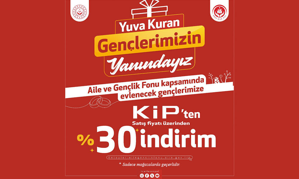 Aile ve Gençlik Fonu Kapsamında Evlenecek Gençlere Özel Kampanya