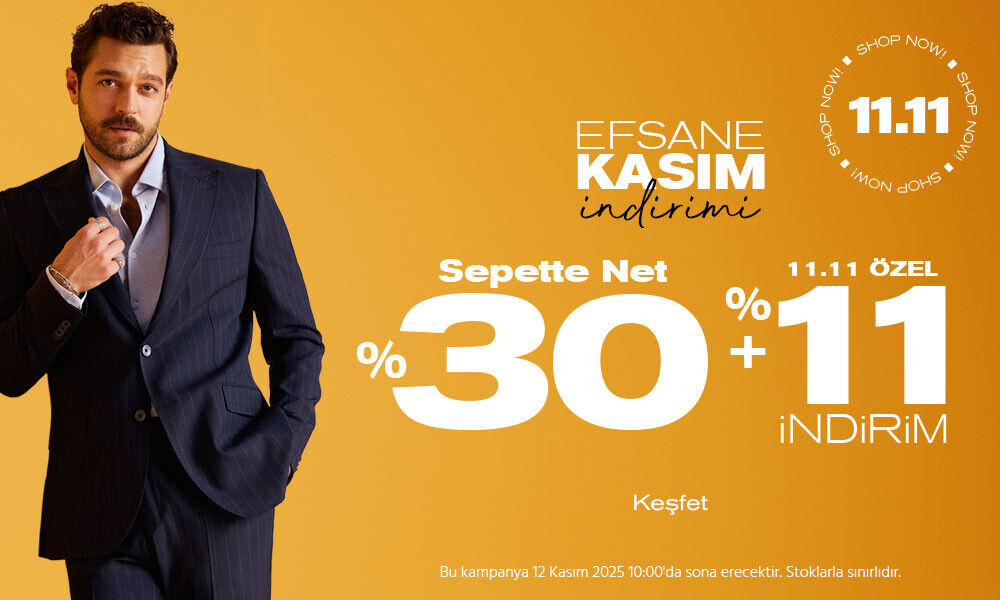 Yeni Sezonda %30+%11 İndirim!