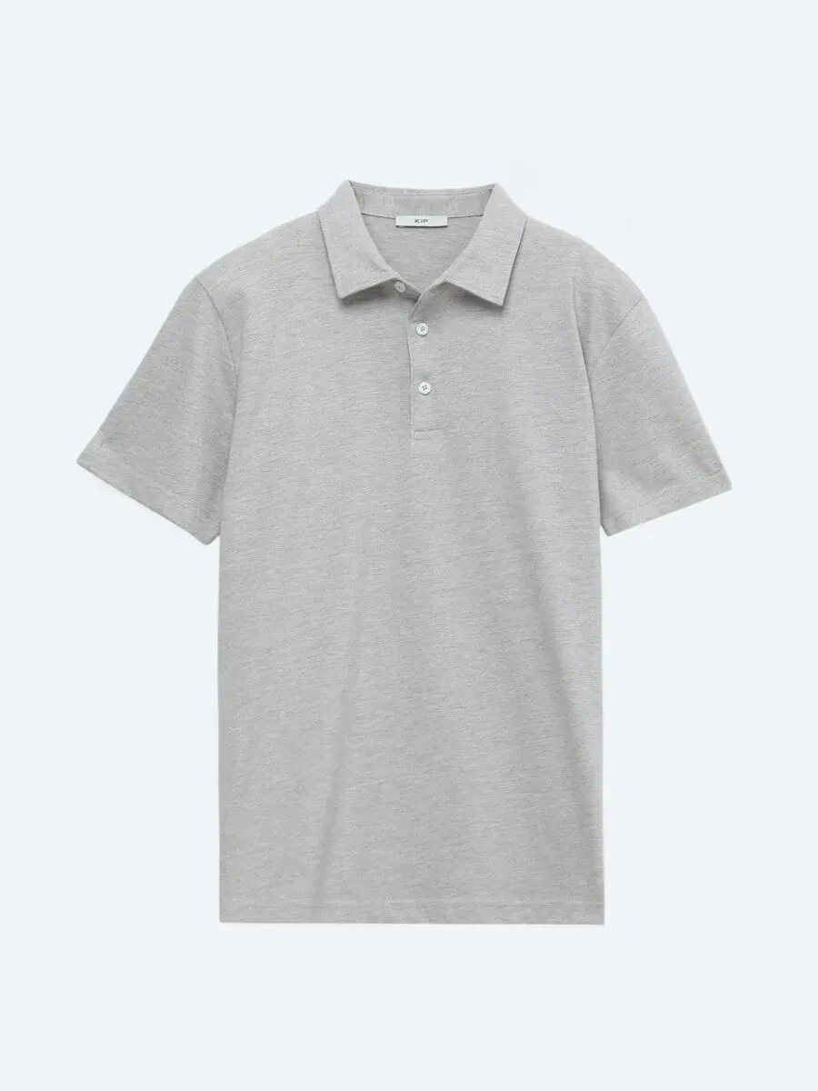 Açık Kahve Polo Yaka Pamuk Karışımlı T-Shirt - 6