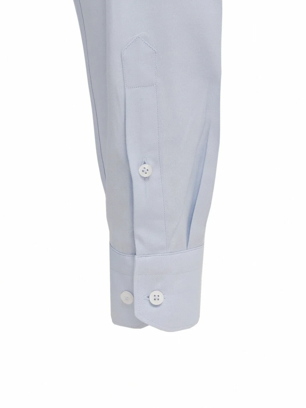 Açık Mavi Düz Slim Fit Dokuma Klasik Pamuk Karışımlı Gömlek 