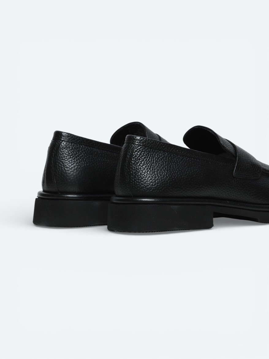 Antrasit Deri Smart Casual Ayakkabı - 5