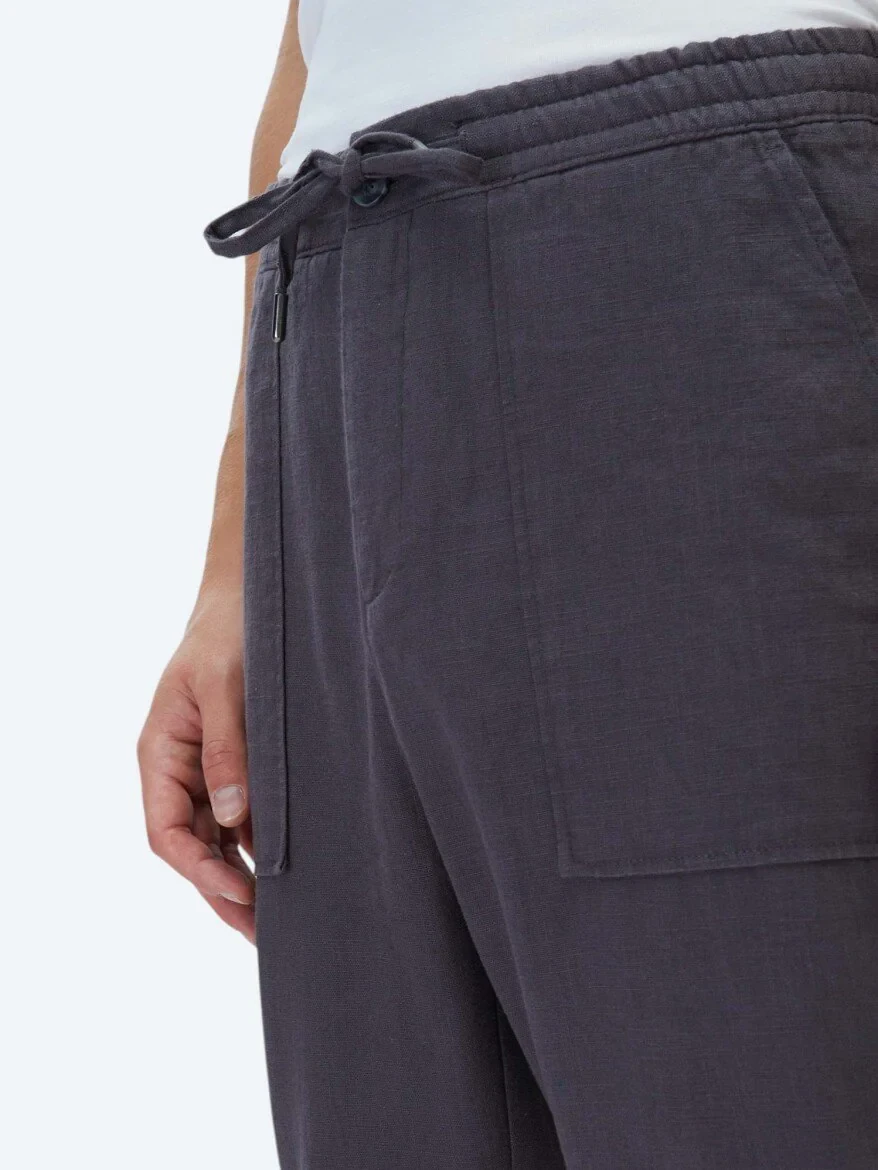 Antrasit Dokuma Jogging Fit Casual Pantolon 