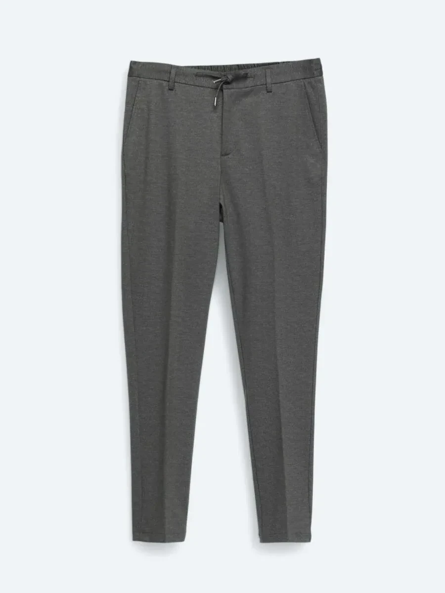 Antrasit Örme Jogging Fit Casual Pantolon - 1
