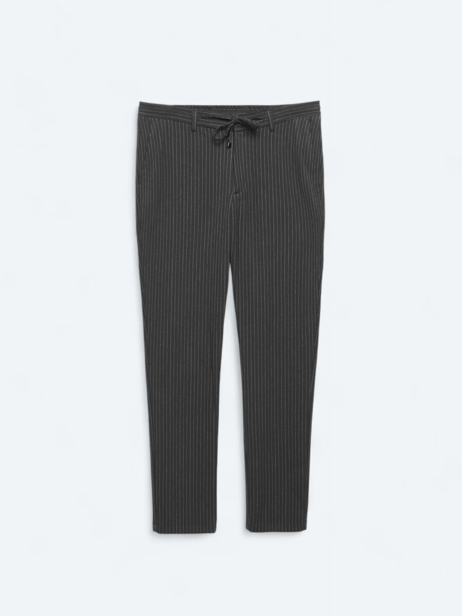 Antrasit Örme Jogging Fit Casual Pantolon - 5