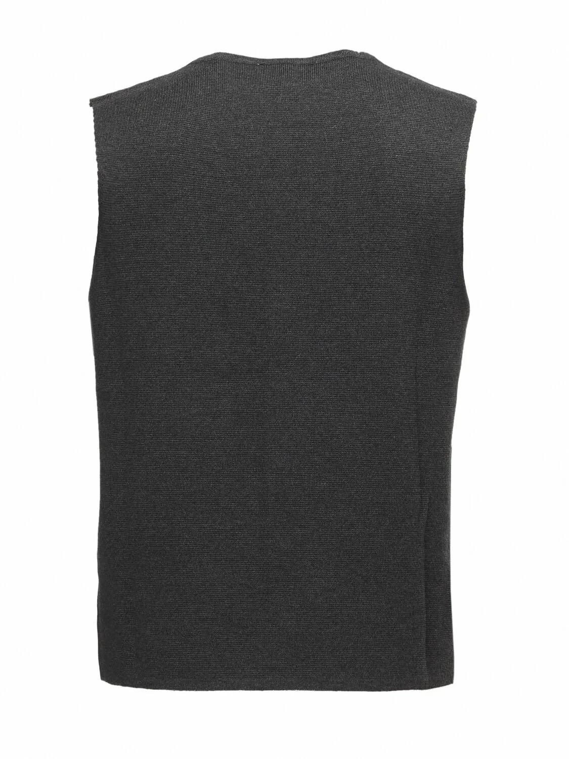 Antrasit Regular Fit Casual Örme Triko Yelek - 6