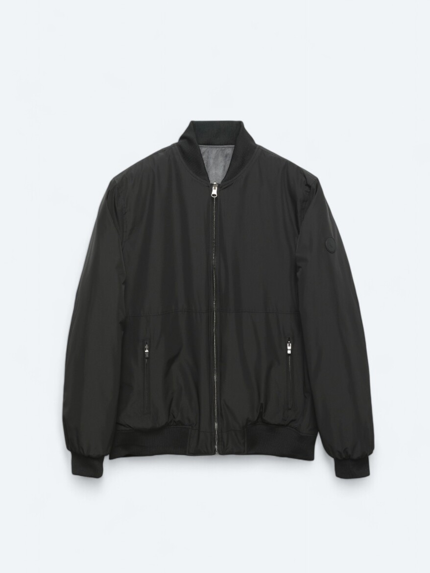 Antrasit Regular Fit Dik Yaka Casual Dokuma Mont - 16