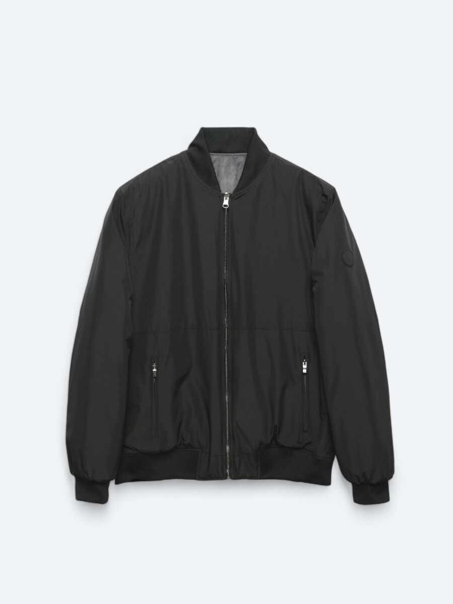 Antrasit Regular Fit Dik Yaka Casual Dokuma Mont - 16