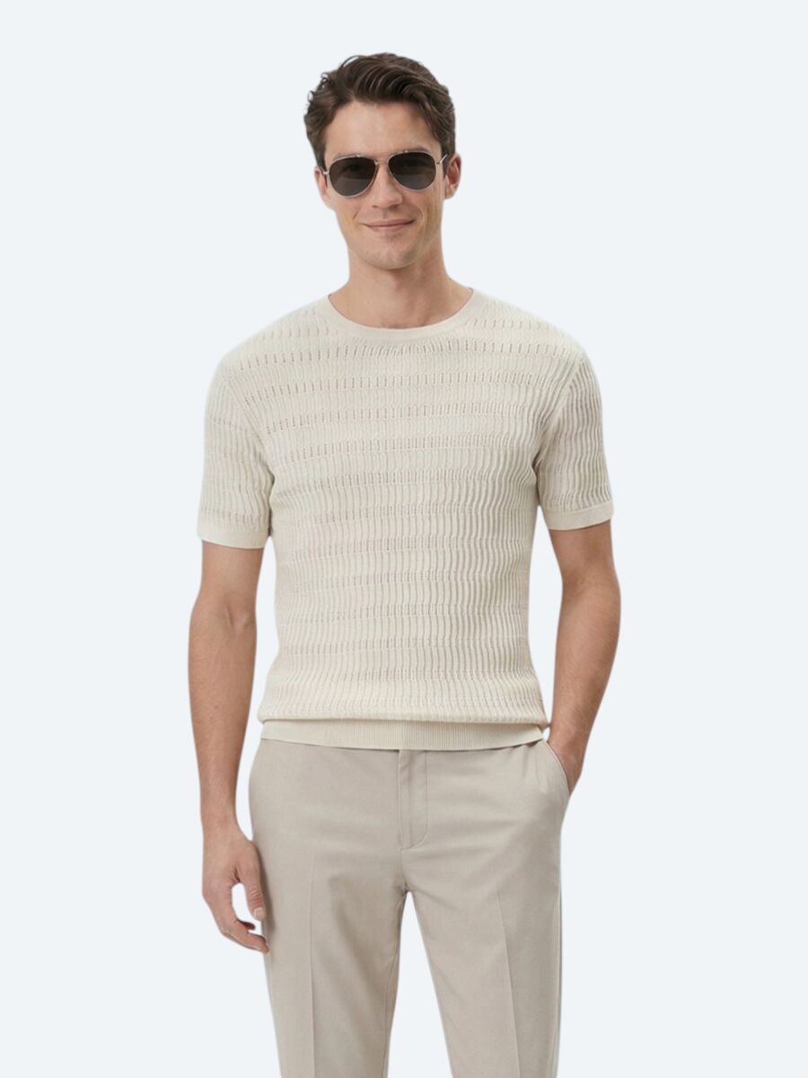 Beige Knitwear - 1
