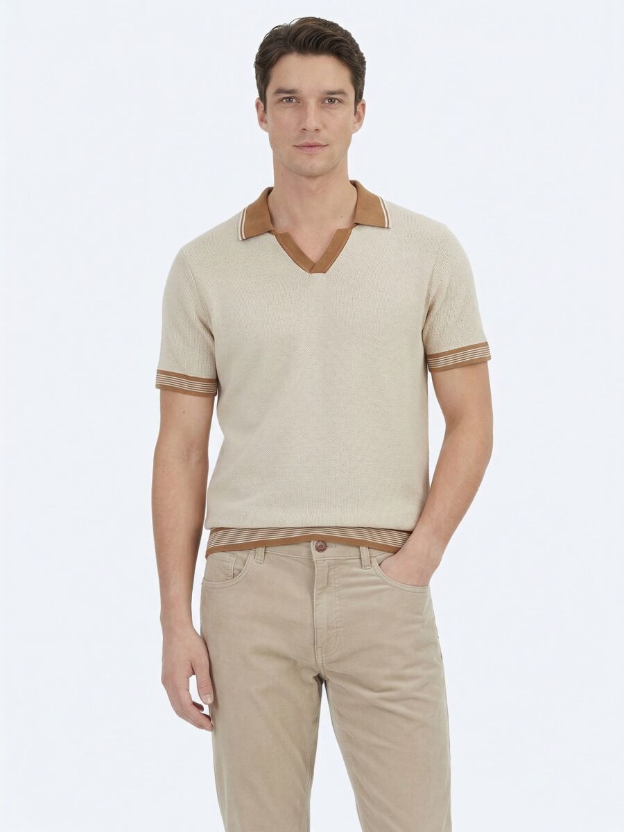 Beige Knitwear - 1