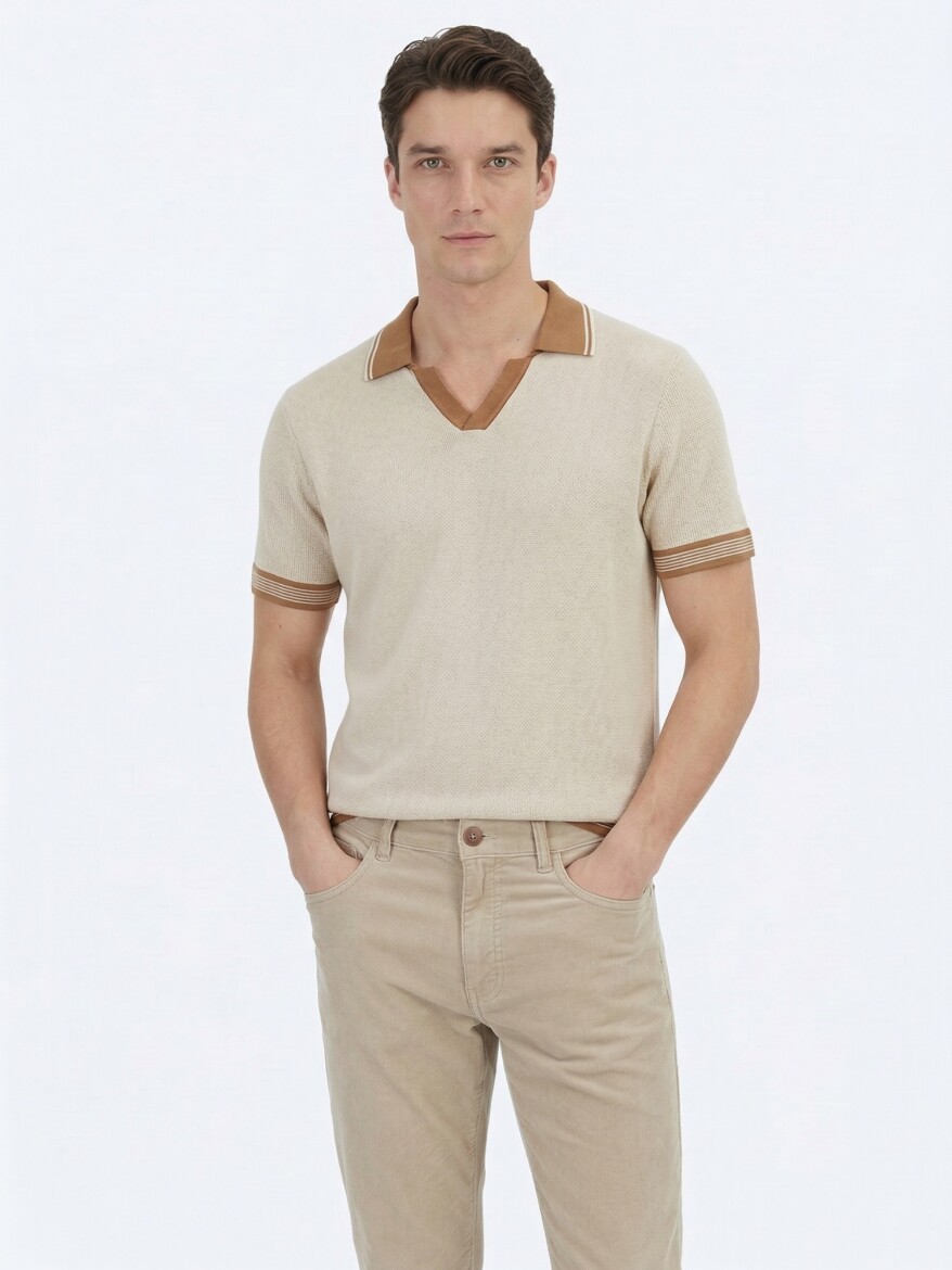 Beige Knitwear - 3