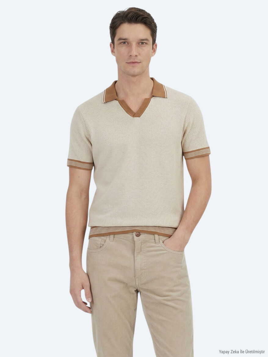 Beige Knitwear - 1