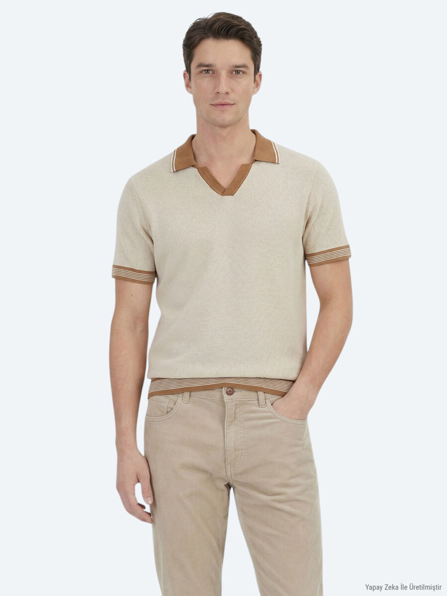 Beige Knitwear - 1