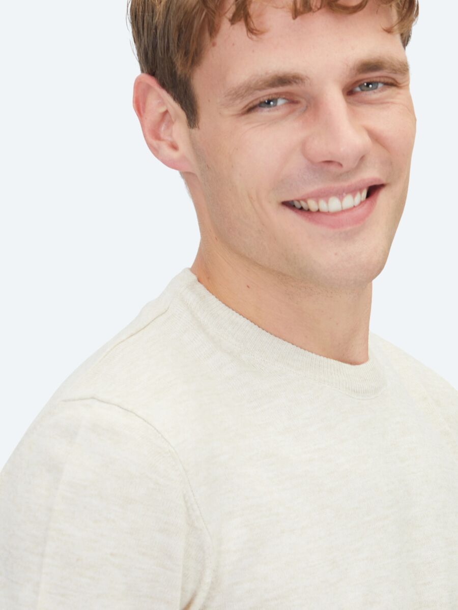 Beige Knitwear Sweatshirt - 3