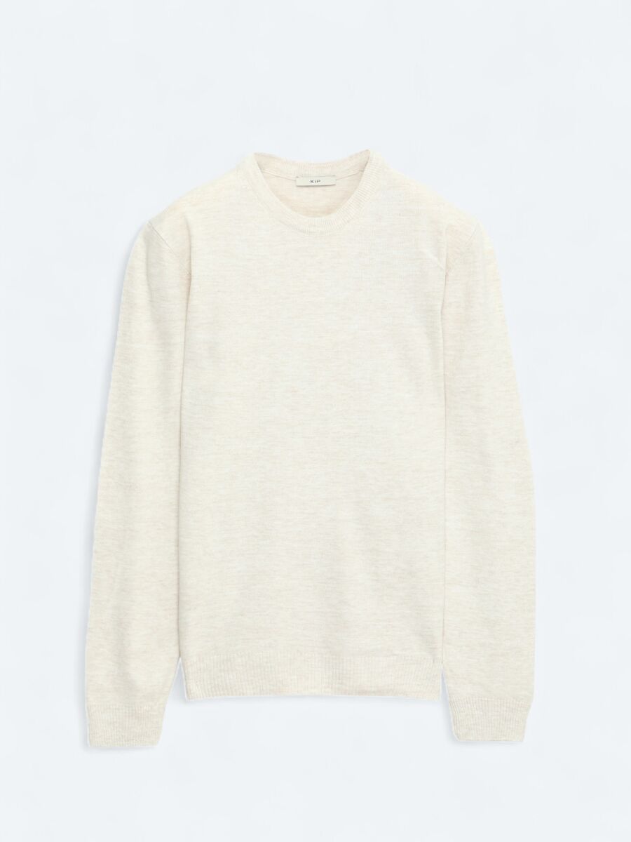 Beige Knitwear Sweatshirt - 5