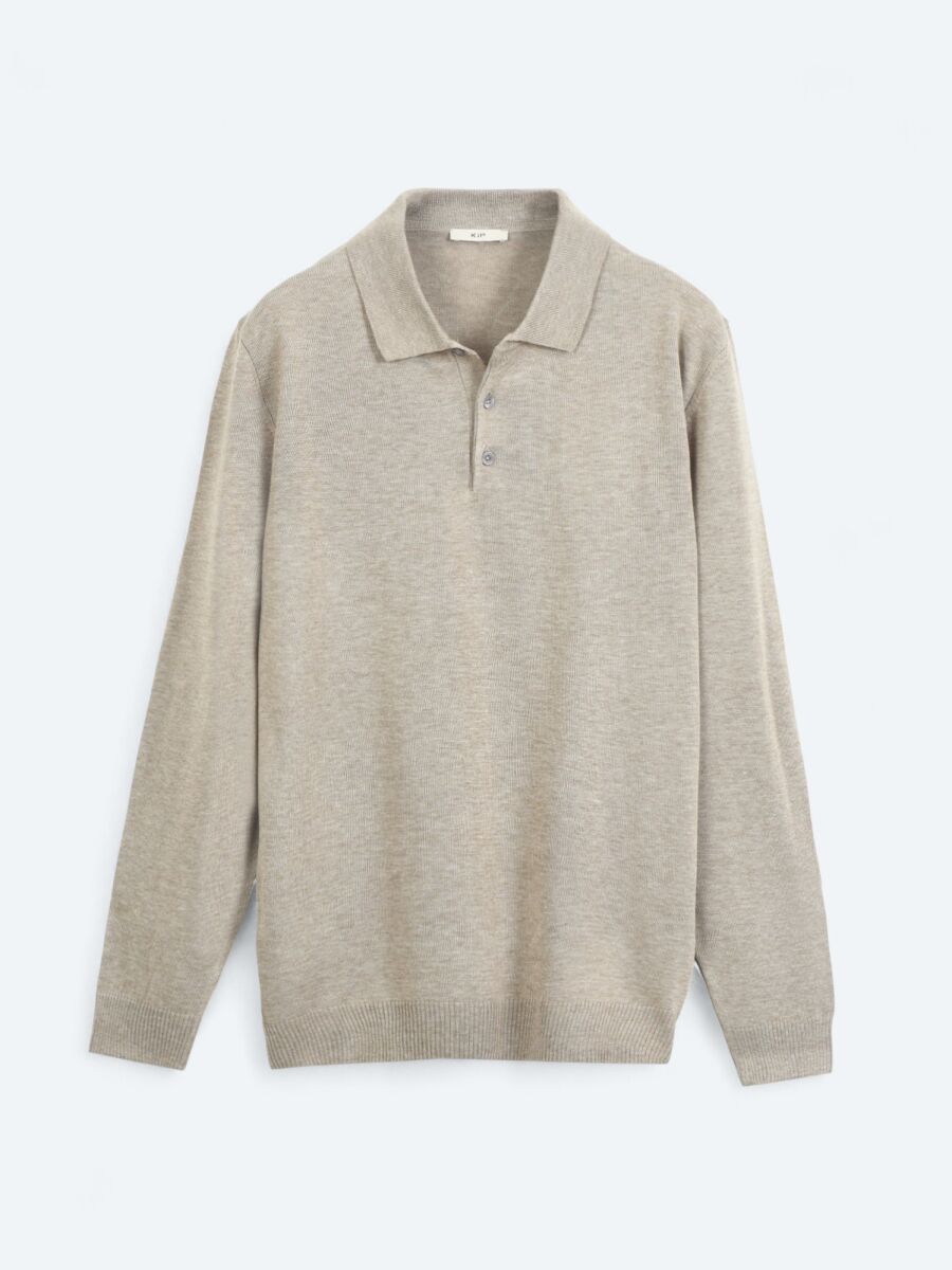 Beige Knitwear Sweatshirt - 6