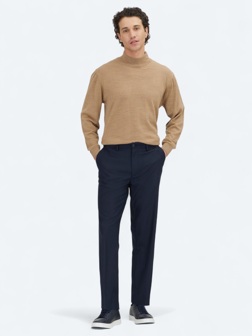 Beige Knitwear Sweatshirt - 2