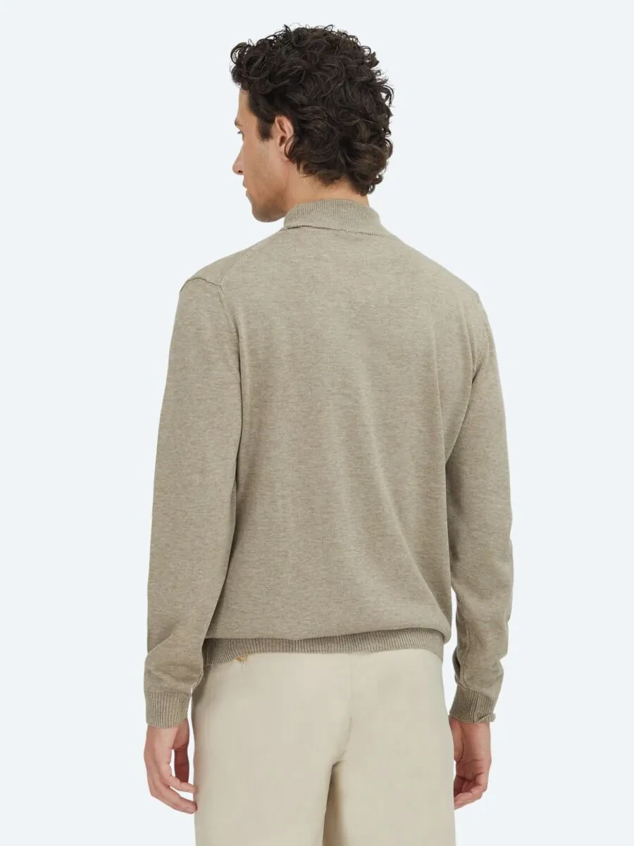 Beige Knitwear Sweatshirt - 6