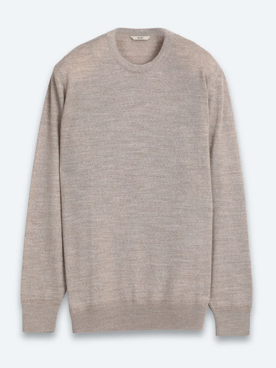Beige Knitwear Sweatshirt - 7