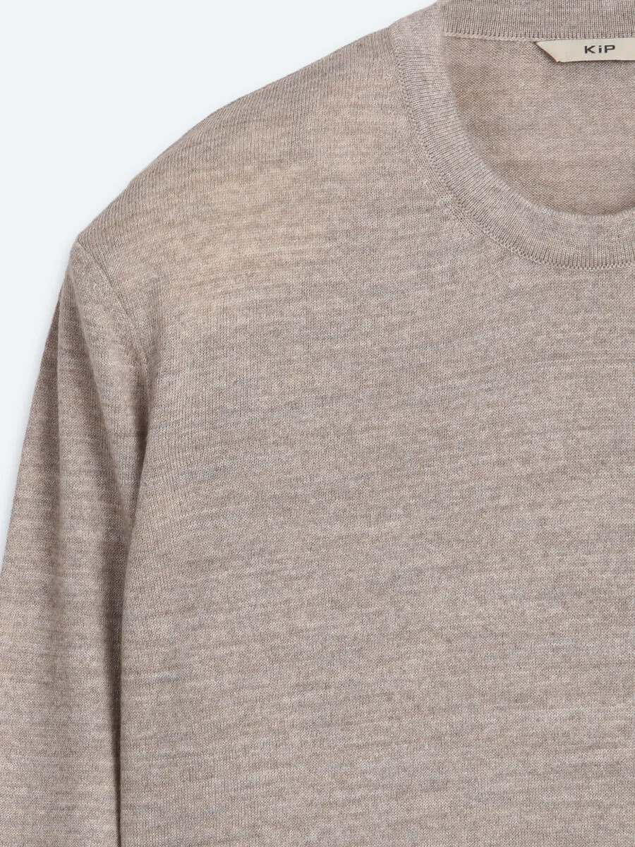 Beige Knitwear Sweatshirt - 8