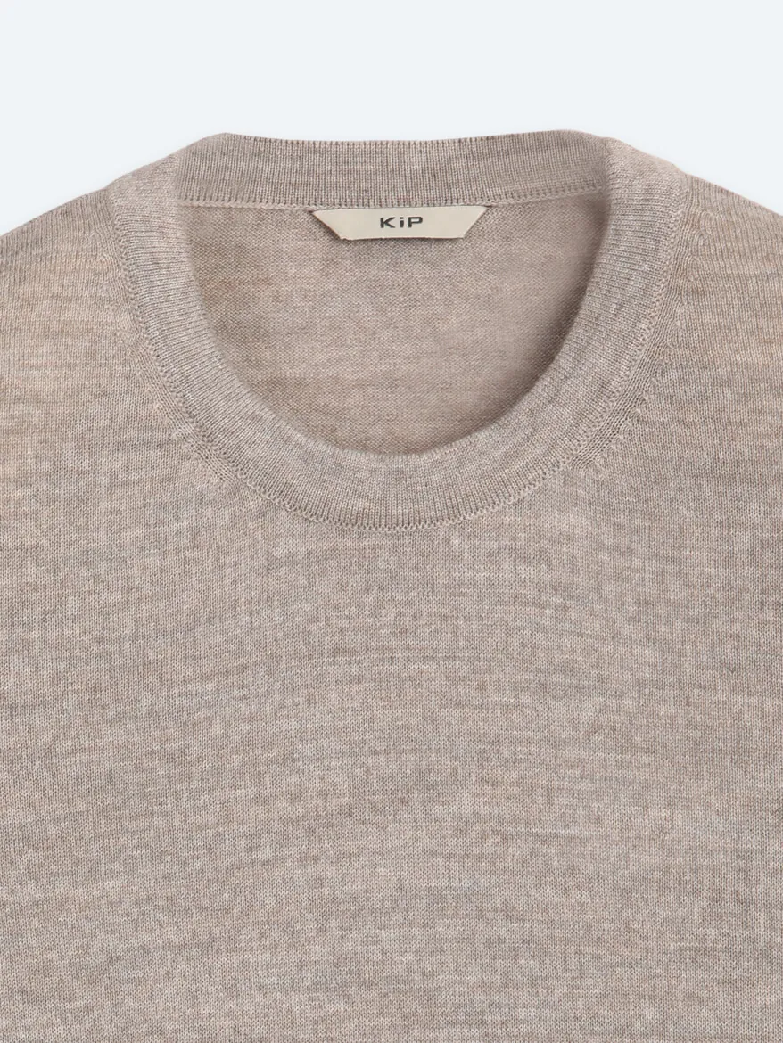Beige Knitwear Sweatshirt - 9
