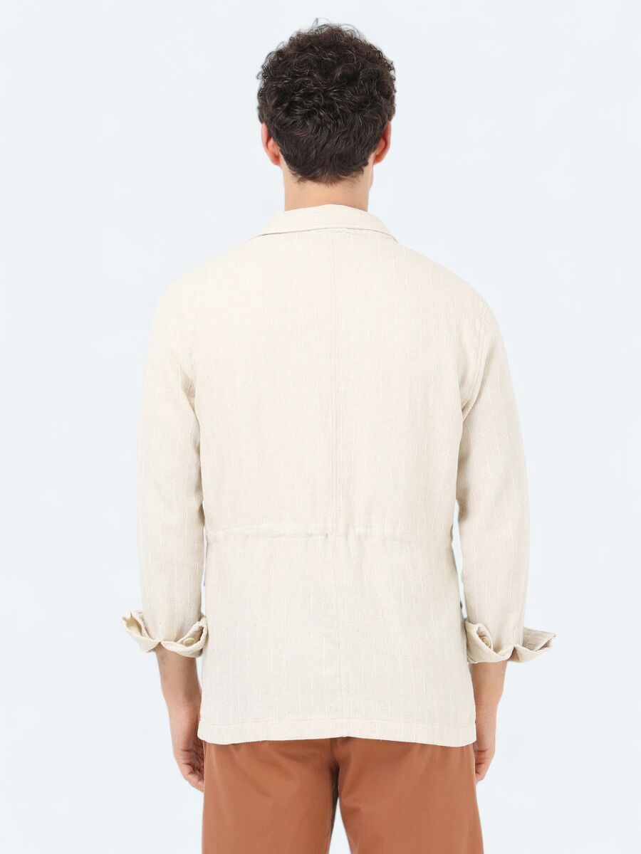 Beige Overshirt - 7
