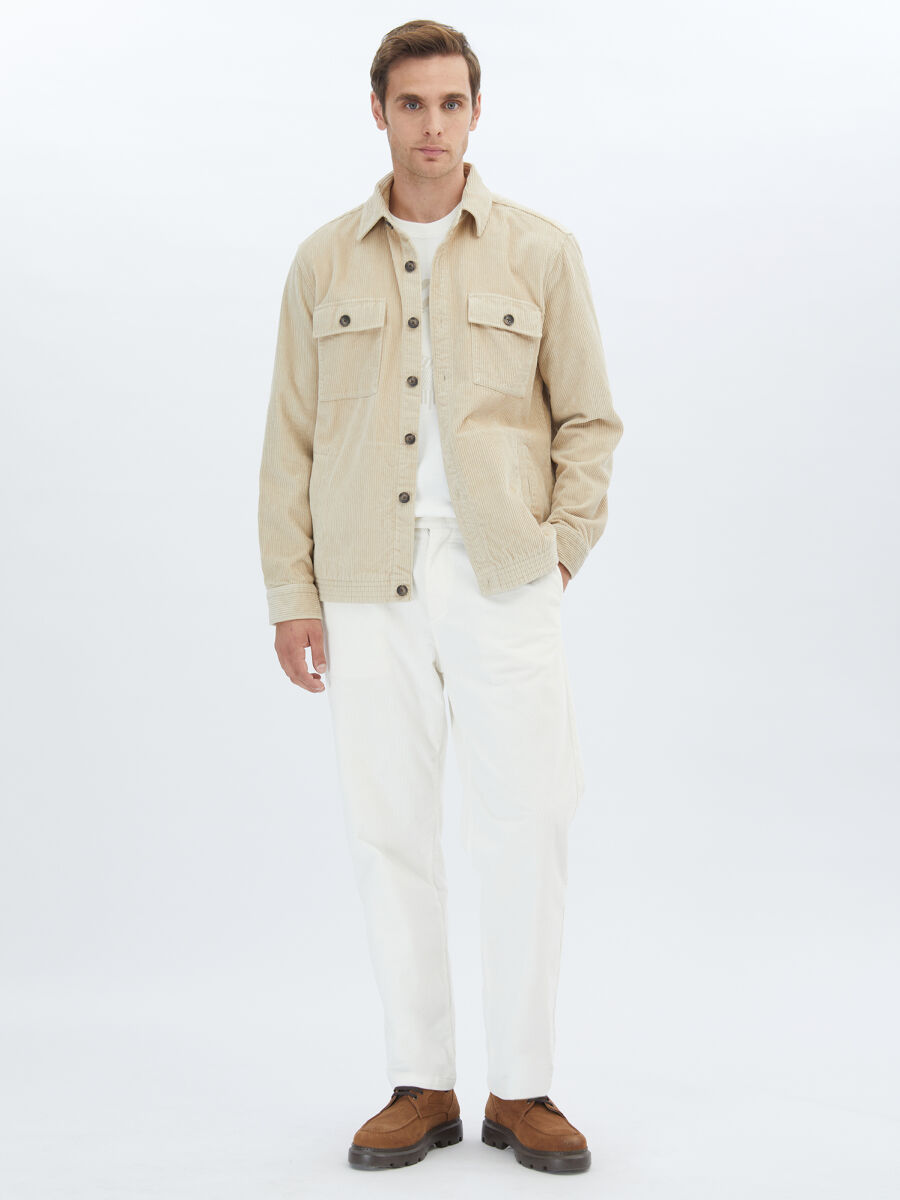 Beige Overshirt - 2