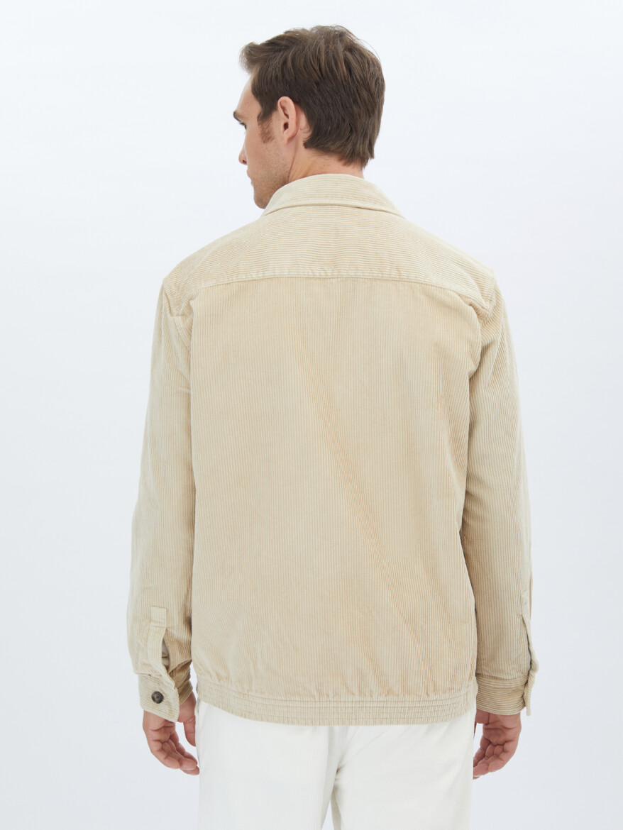 Beige Overshirt - 6