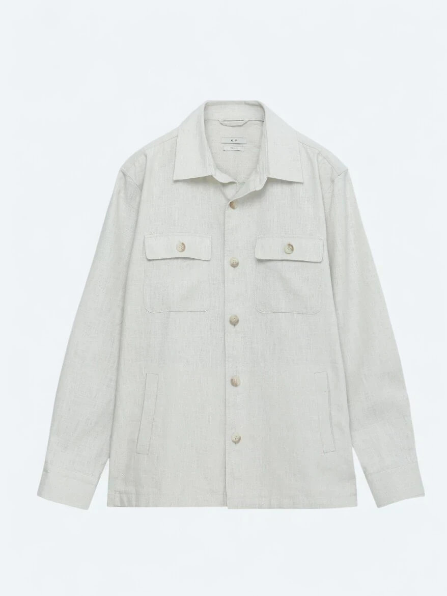 Beige Overshirt - 8