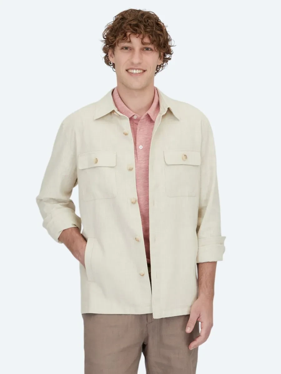 Beige Overshirt - 1