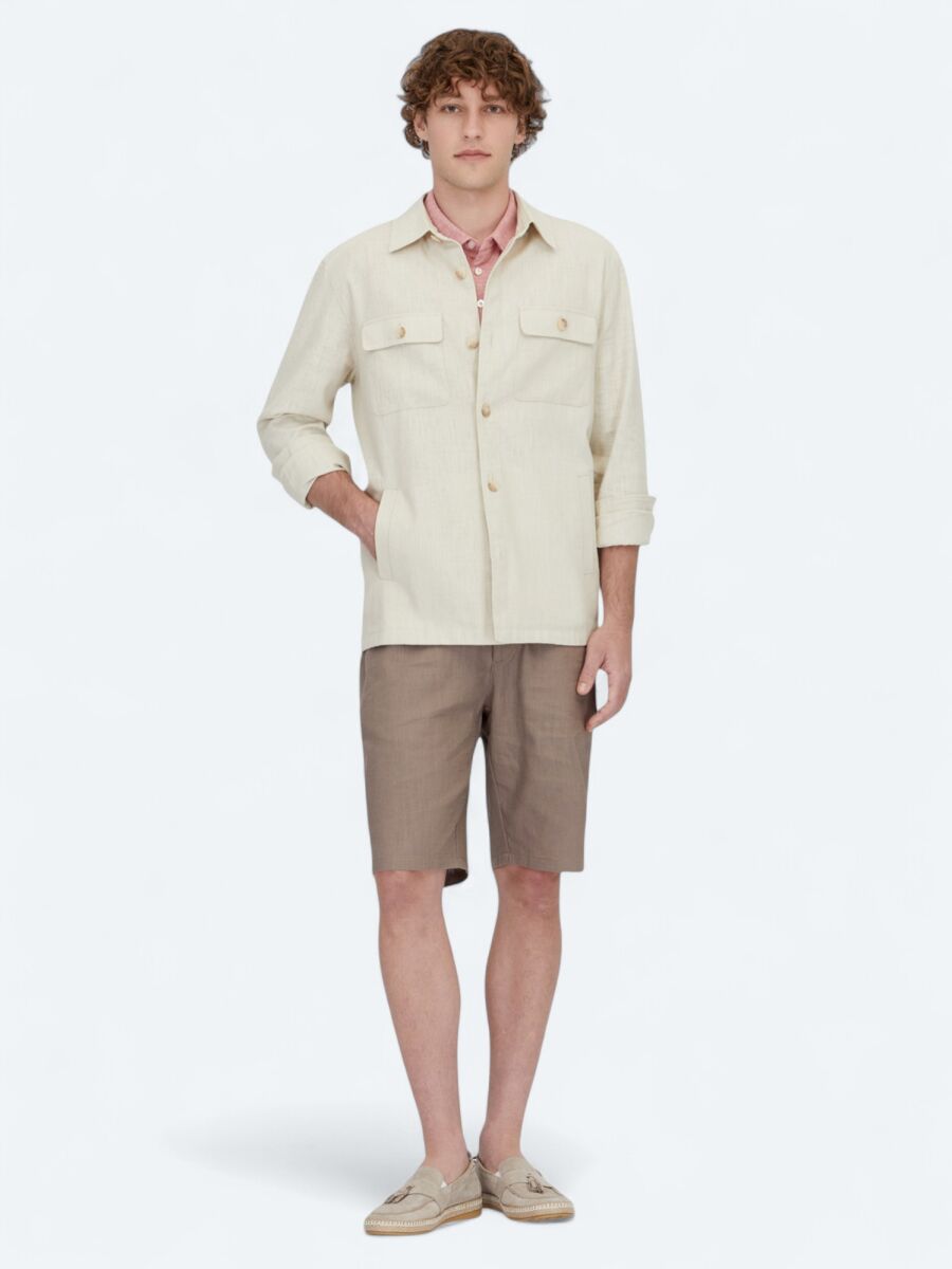 Beige Overshirt - 2