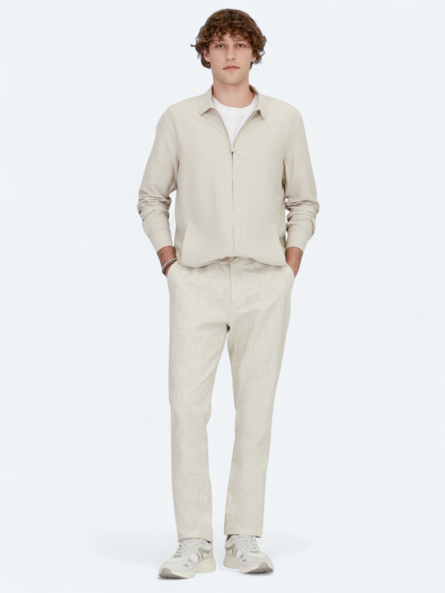 Beige Overshirt - KİP