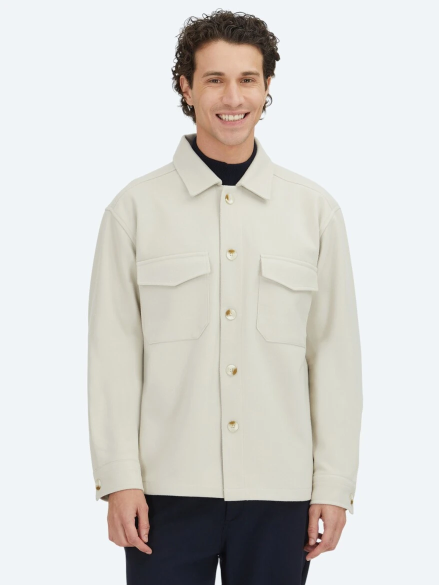 Beige Overshirt - KİP